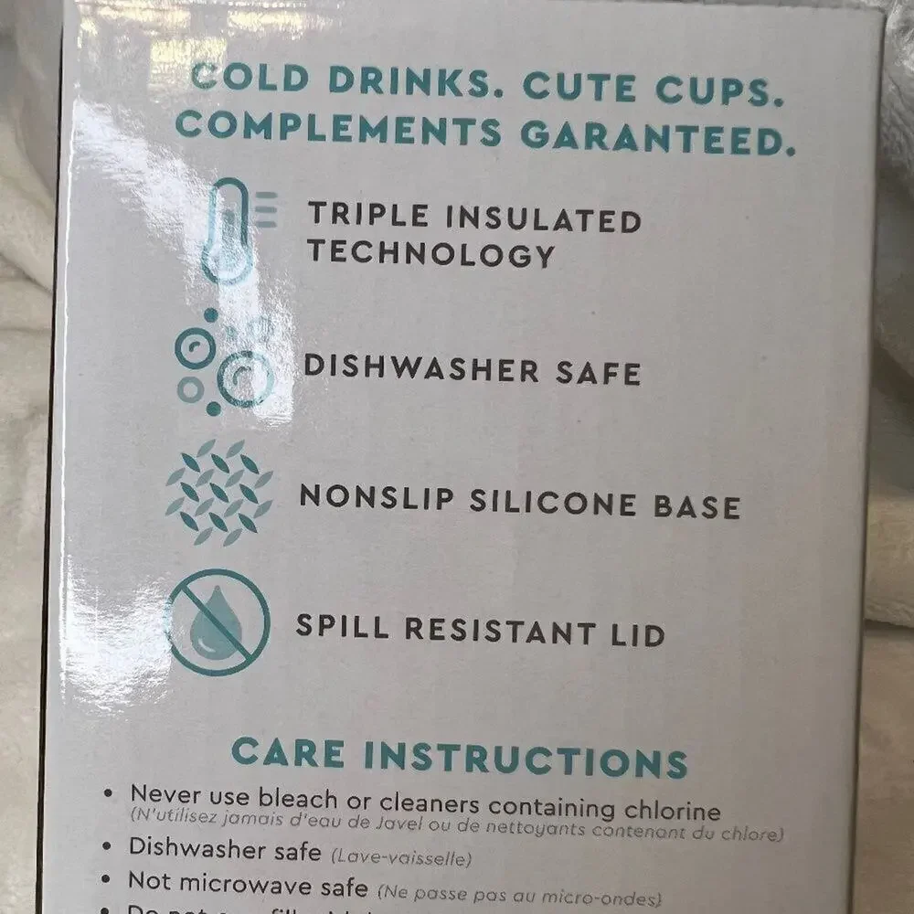 SWIG stainless steel rose gold stemless 12 oz cup  NEW!